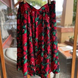Vintage Wool Floral Pendleton Skirt sz 30